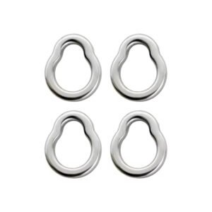 Wholesale Saltwater Grade Pear Solid Ring For Lures